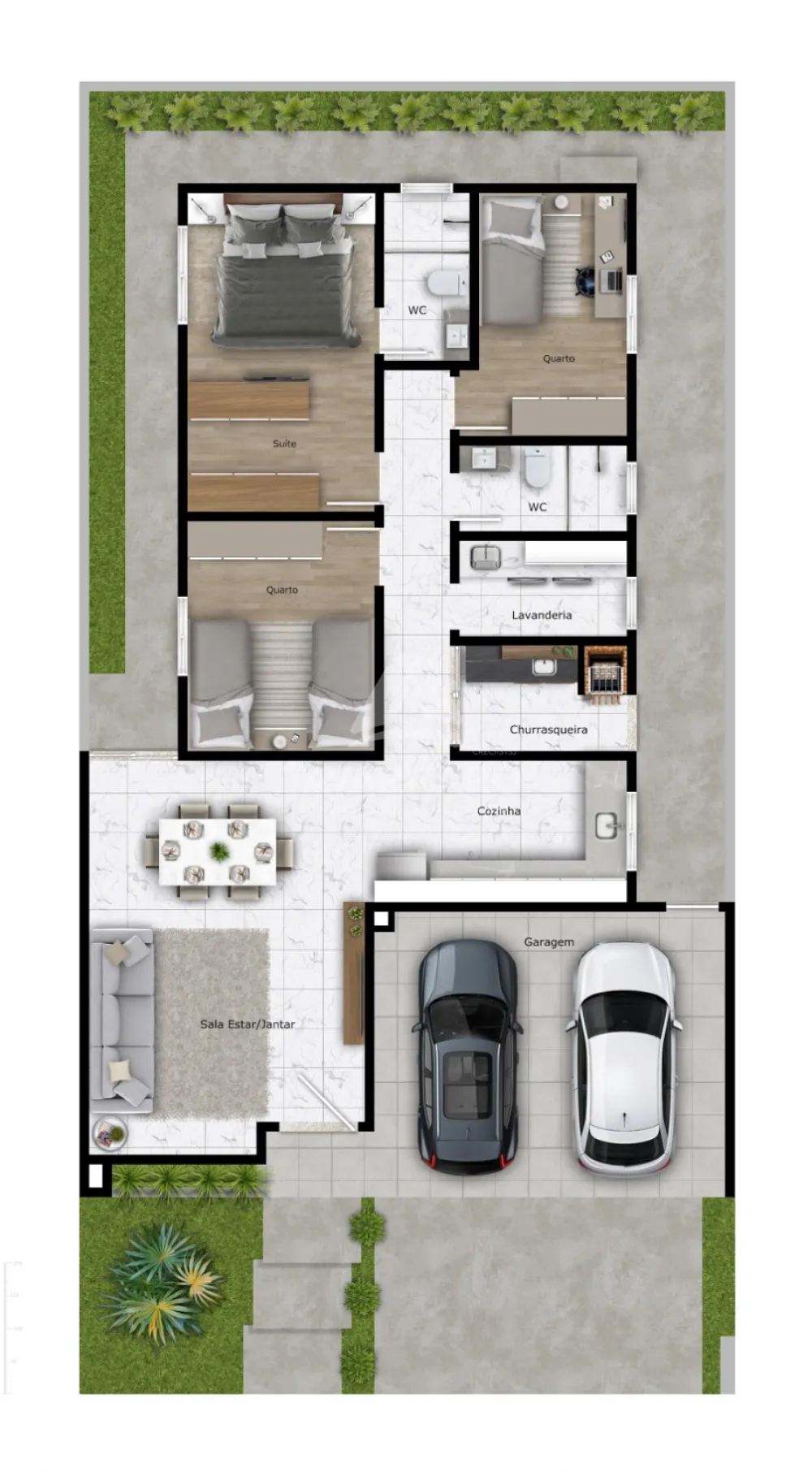Casa de Condomínio à venda com 3 quartos, 117m² - Foto 2