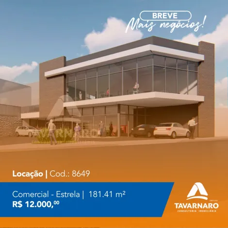 Ponta Grossa Estrela Comercial Locacao R$ 12.500,00  5 Vagas 