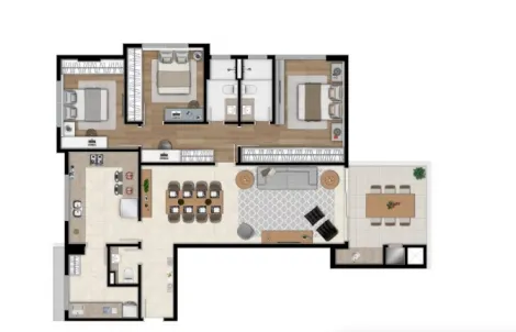 imagem 2 - Apartamento no Life Residence imagem 2 - Apartamento no Life Residence